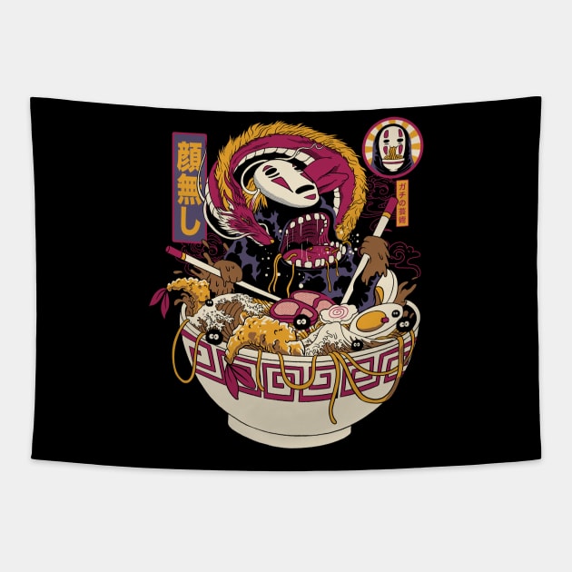 FACELESS RAMEN Ramen Tapestry TeePublic