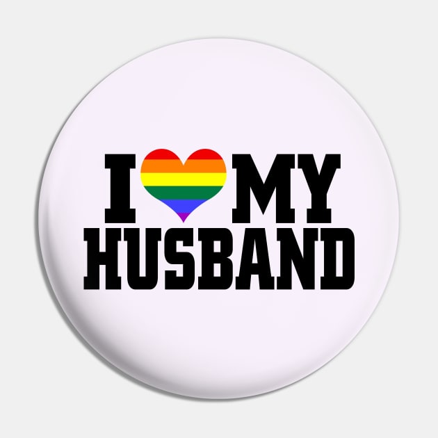 i love my husband Pin by TshirtsCintia