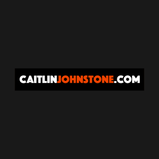 CaitlinJohnstone.com Sticker T-Shirt