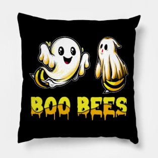 Funny Boo Bees Animal Ghost Funny Halloween Pillow