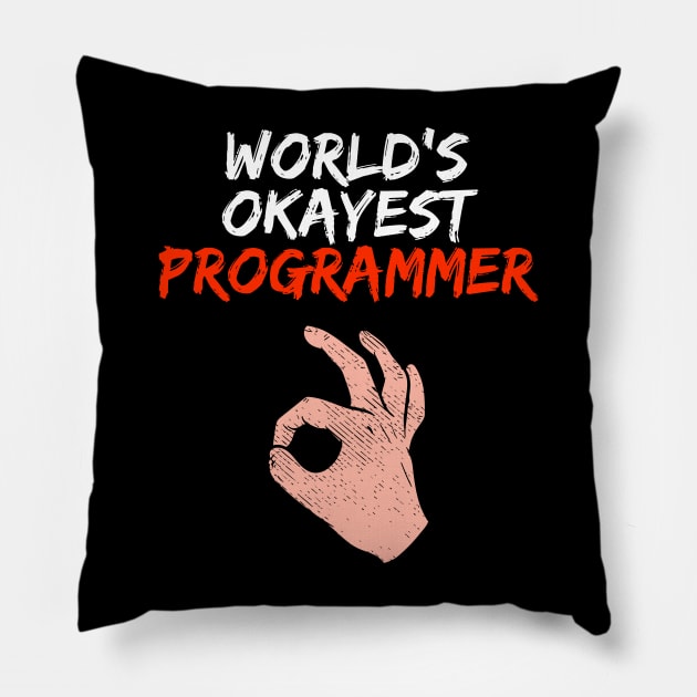 Funny Programming Code Profession Programmer Gift Pillow by Dolde08