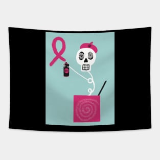 Pink Ribbon Jack Tapestry