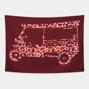 Tuk-Tuk Full of Love Tapestry