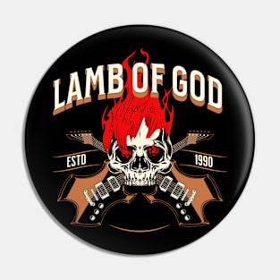 skull of lamb of god Pin