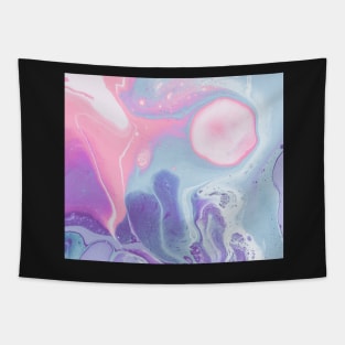 Pink and Blue Marble Tapestry