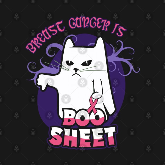 Breast Cancer Is Boo Sheet Halloween by Shaniya Abernathy