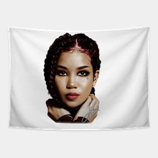 Jhene Aiko Big Face Tapestry