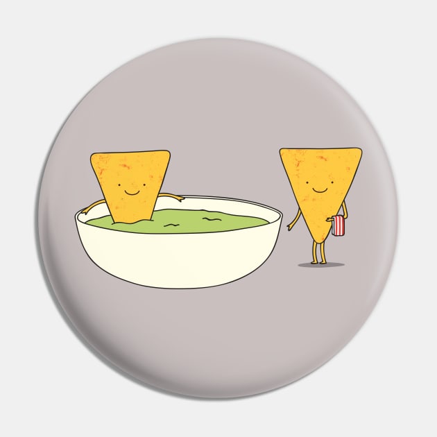 Chips and dip Pin by milkyprint