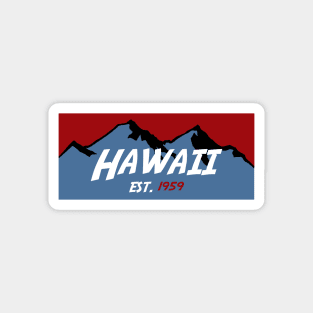 Hawaii Mountains Magnet