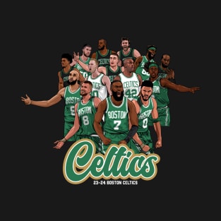 BOSTON CELTICS 2023-24 ROSTER T-Shirt