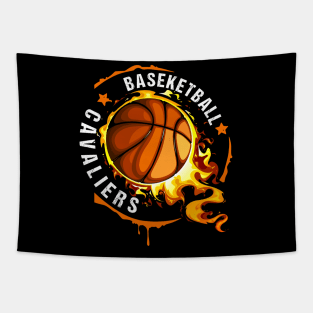 Graphic Basketball Name Cavaliers Classic Styles Tapestry