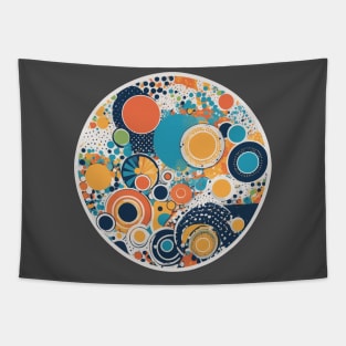 Dot day teacher art student inspire creativity colourful design Tapestry