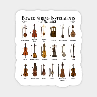 Bowed string instruments of the world Magnet