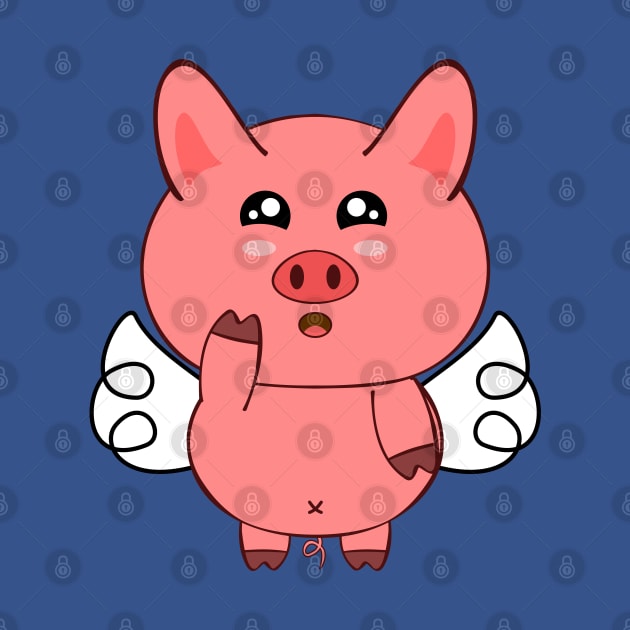 flying pig by honk_honk