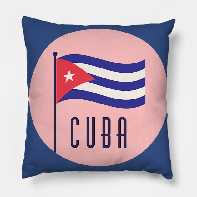 Cuban Flag Pillow by MajorCompany