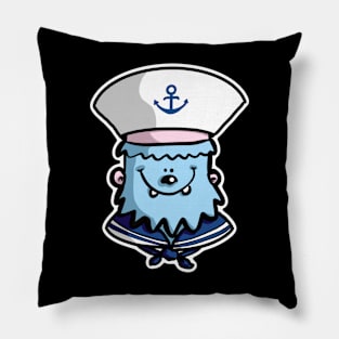 The Bald Sailor Yeti Pillow