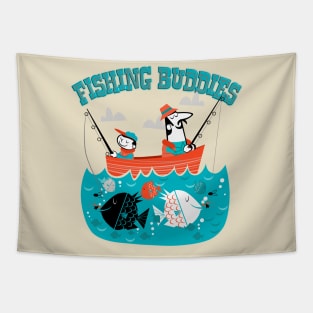 fishing buddies Tapestry