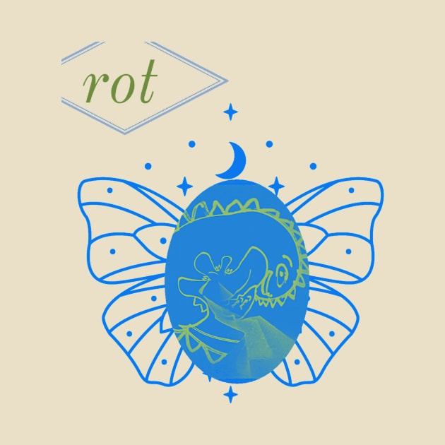 Buttersaur in Bodacious Blue by Rot
