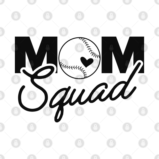 Softball / Baseball mom squad by KC Happy Shop