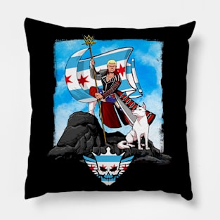 Cody Rhodes Chicago Flag Pillow