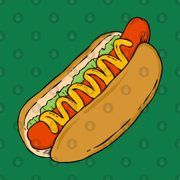 Hotdog Sandwich by Mako Design 