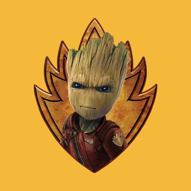 unusual groot face by masbroprint