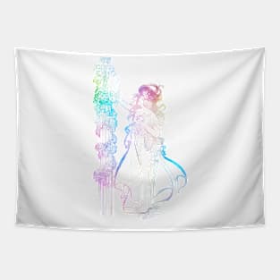 Daydreamer in Rainbow Tapestry