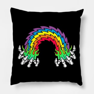 Electric Rainbow Wizard Magic Pillow