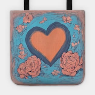 Heartfelt Expressions: Exploring the Depths of Love through Art and Emotion Tote