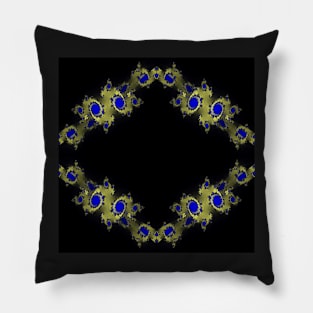 Gold and Sapphire Pillow