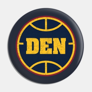 Denver Vintage Basketball Pin