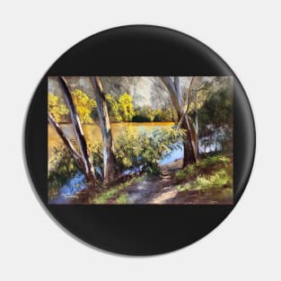 'Golden Wattle, Goulburn River' Pin