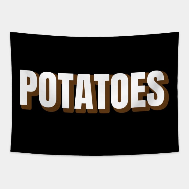 Funny Potatoes Tapestry by LunaMay