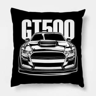 Shelby Mustang GT500 (White Print) Pillow