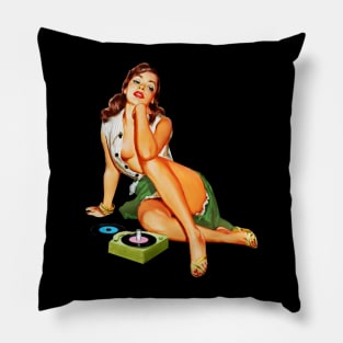 Vintage 50_s lady Pillow