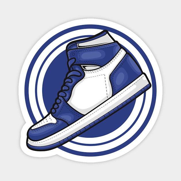 AJ 1 High OG Collete Sneaker Magnet by milatees