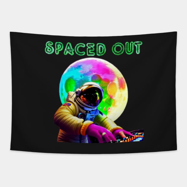 spaced out spaceman Tapestry by scouserian