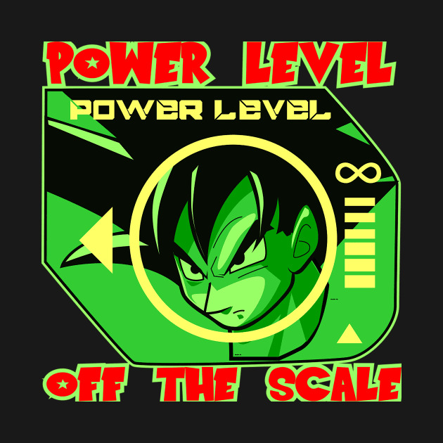 Goku Power level by Spikeani