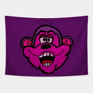 Purple Monkey Head Tapestry