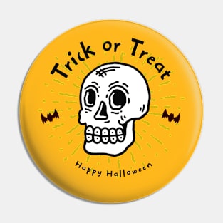 Trick or Treat Bones Pin