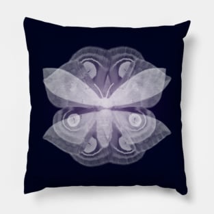 Automeris io flower Pillow