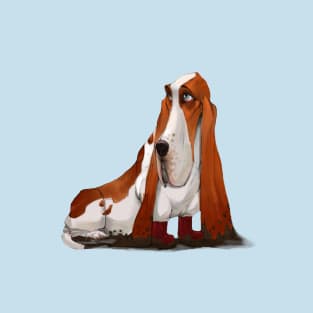 Muddy basset T-Shirt