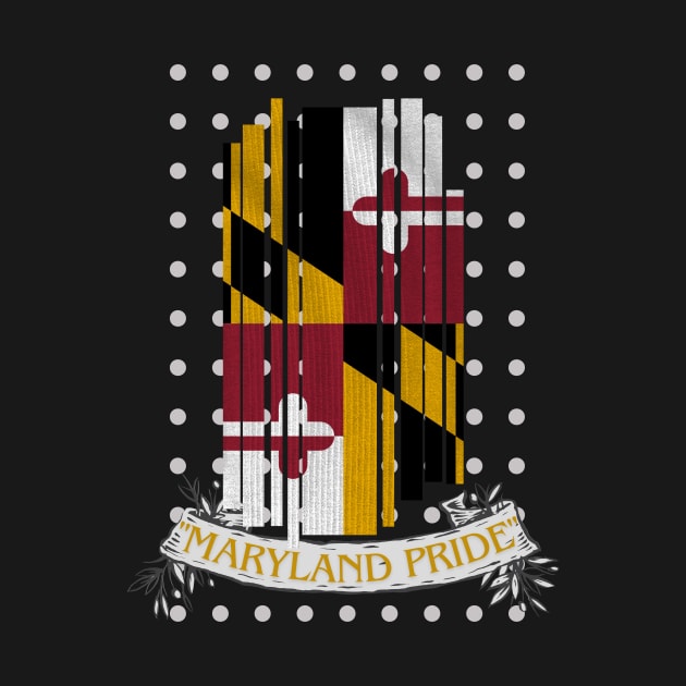 MARYLAND FLAG PRIDE DESIGN by The C.O.B. Store