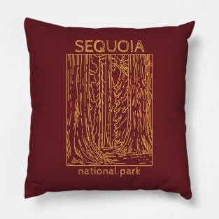 Sequoia National Park Pillow