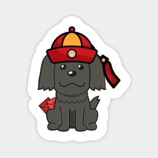 Black Sheep Dog Lunar new year Magnet