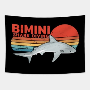 Bull Shark Diving Bimini Tapestry