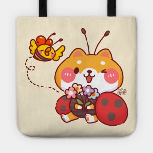 Cute Shiba Ladybug Tote