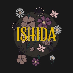 Aesthetic Proud Name Ishida Flowers Anime Retro Styles T-Shirt