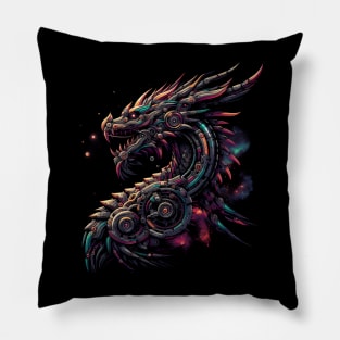 Legendary mecha dragon Pillow