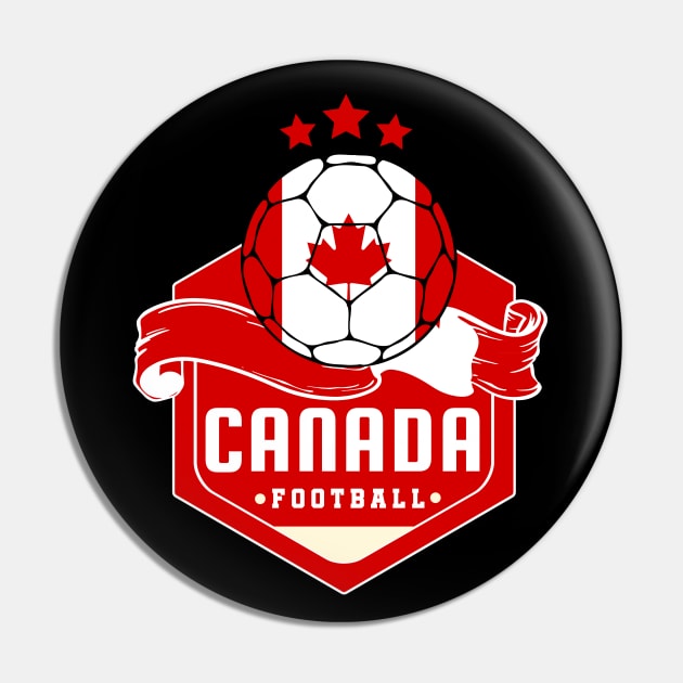 Canada Football Pin by footballomatic